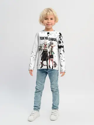 Детский лонгслив / Канеки Кен и Тоука Киришима