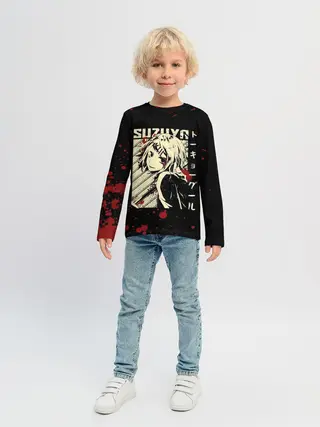 Детский лонгслив / Сузуя Токийский гуль