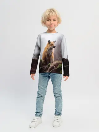 Детский лонгслив / Лиса