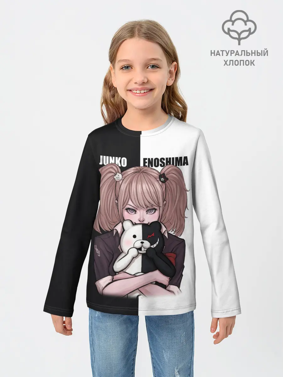 Детский лонгслив / MONOKUMA / JUNKO