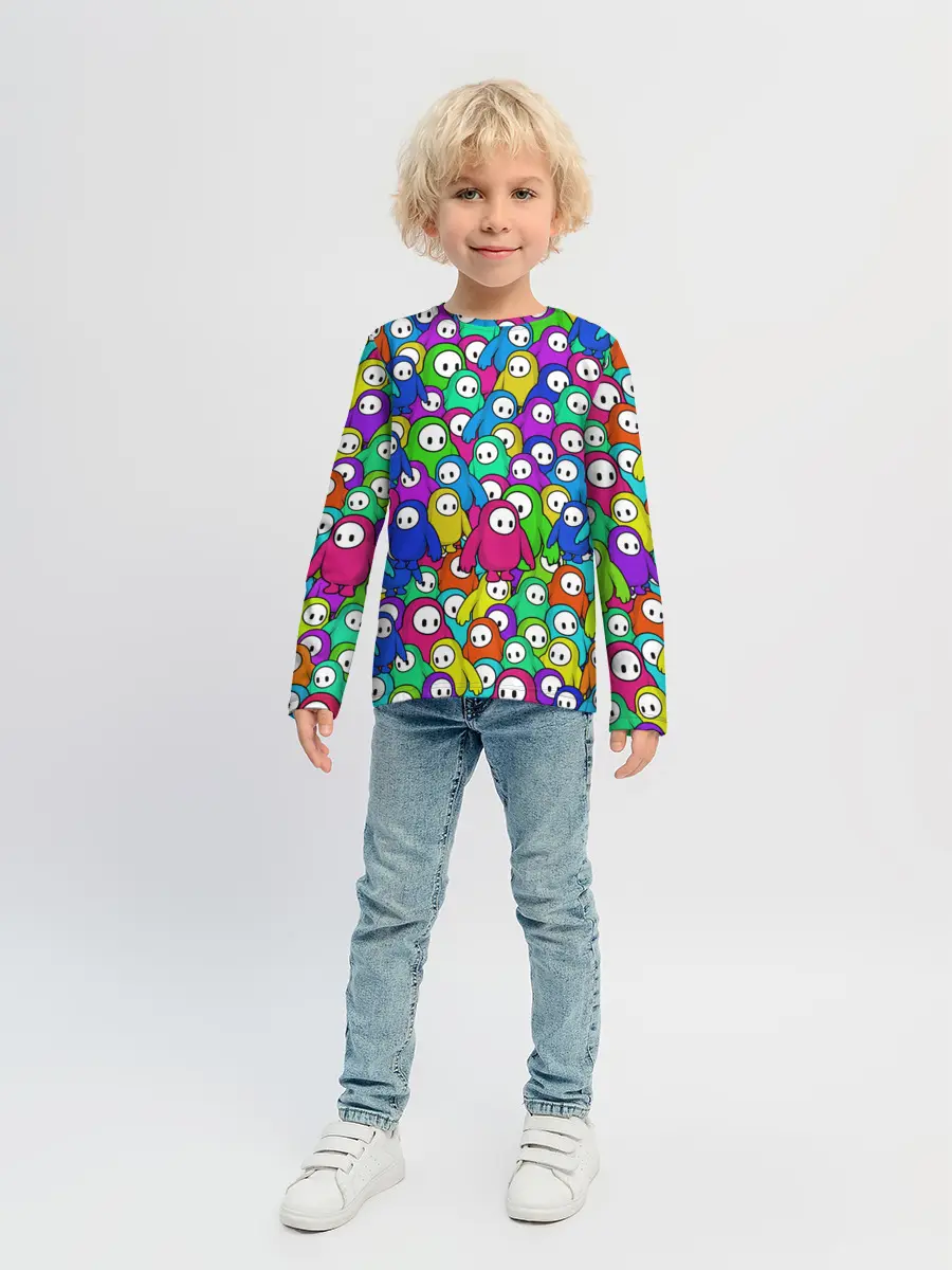 Детский лонгслив / Fall Guys