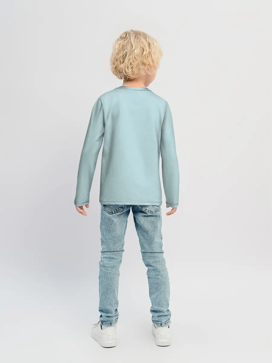 Детский лонгслив / Беспородная Собака дворняга / A Dog