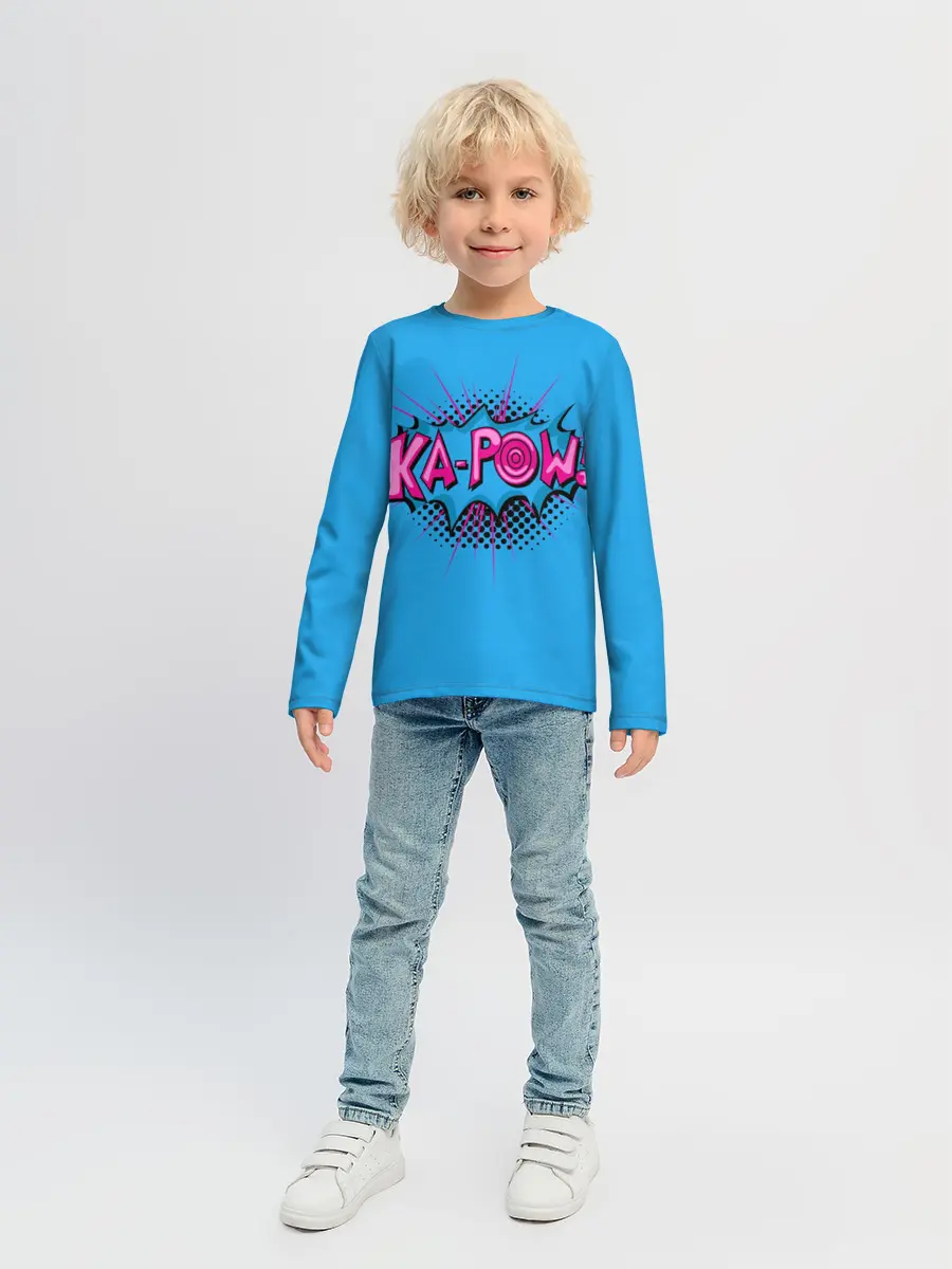 Детский лонгслив / KA-POW