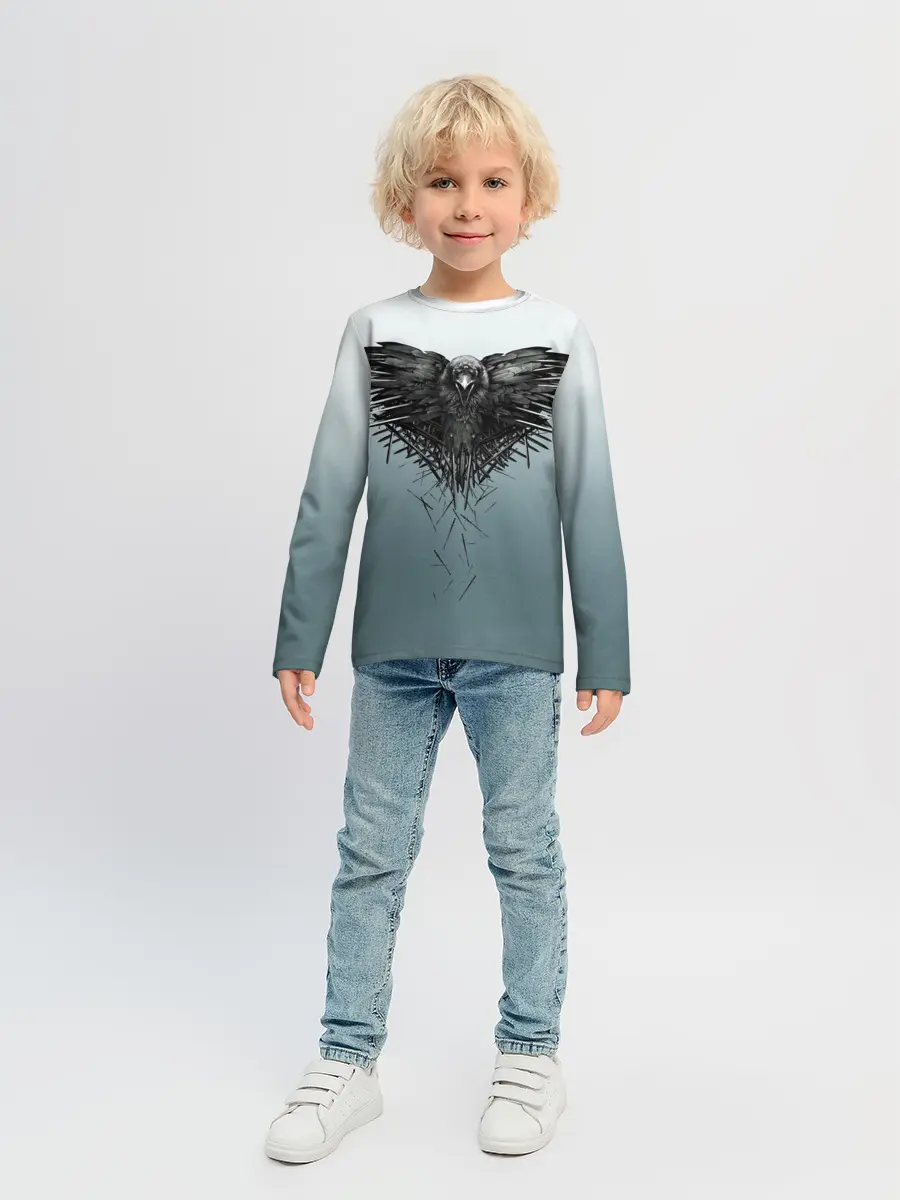 Детский лонгслив / Crow