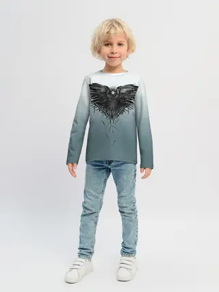 Детский лонгслив / Crow