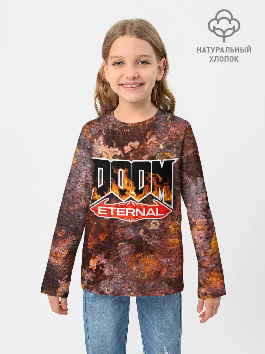 Детский лонгслив / DOOM Eternal