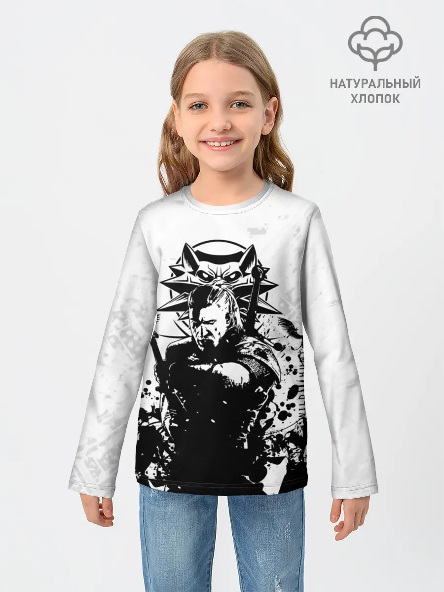 Детский лонгслив / The Witcher 3 / Ведьмак 3