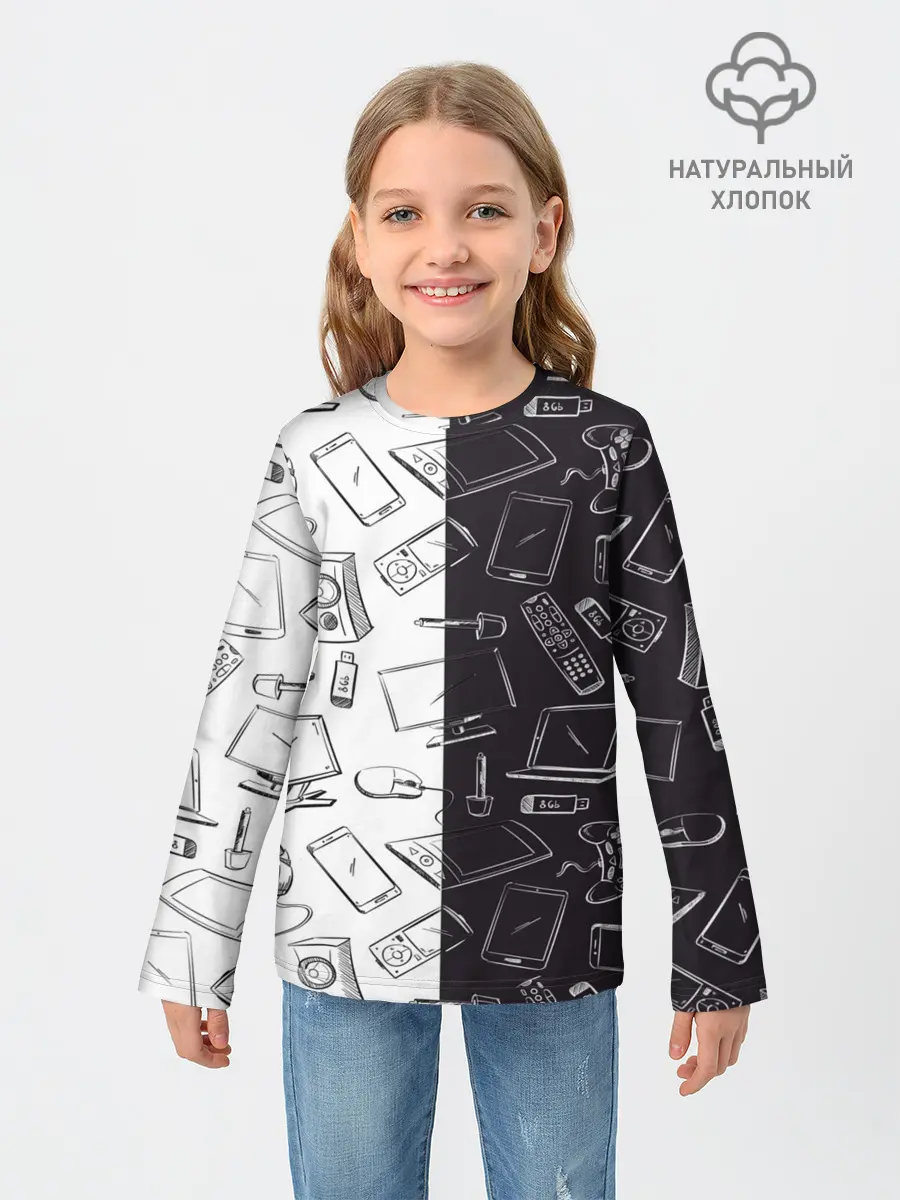 Детский лонгслив / Гаджеты