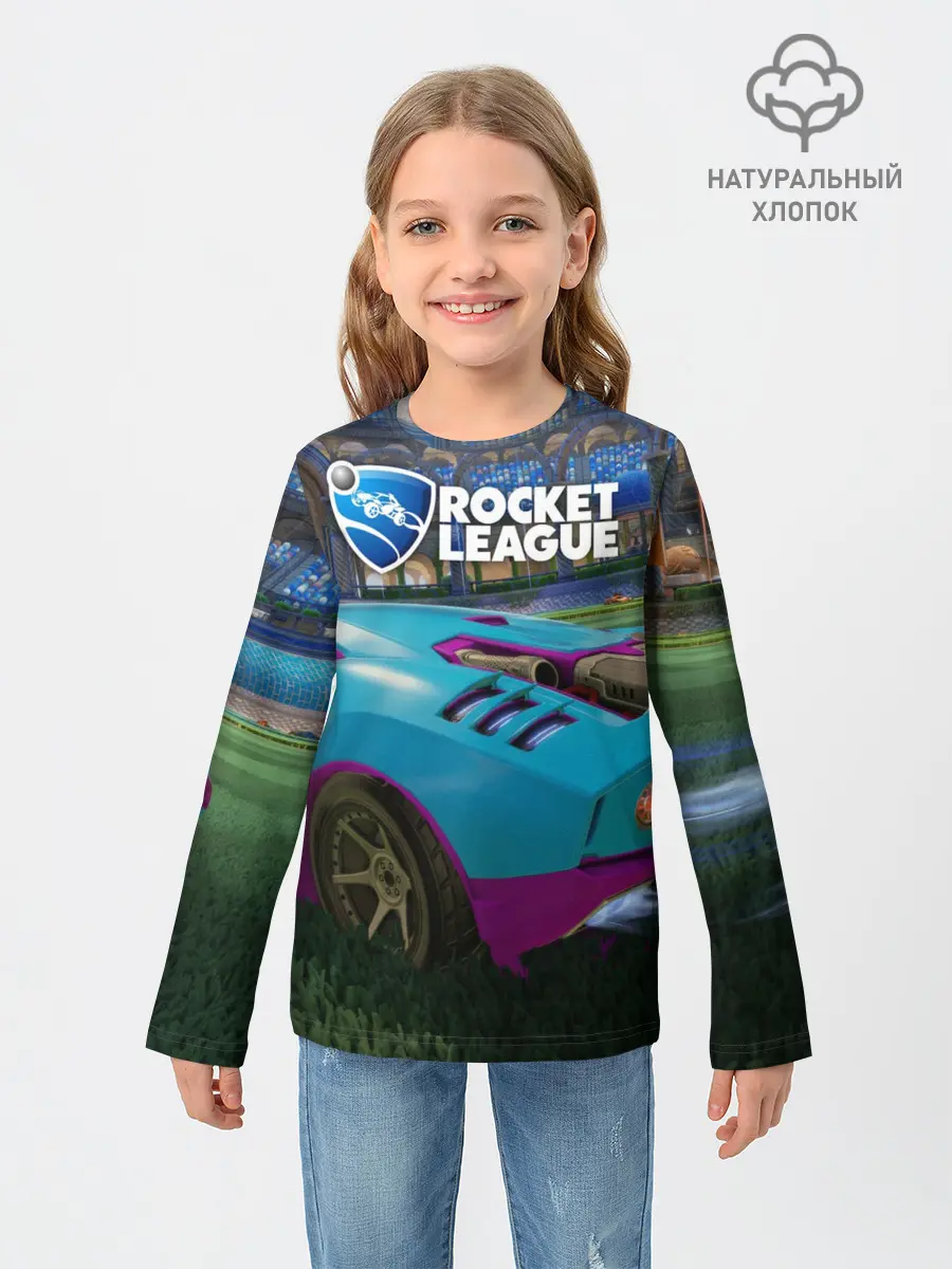 Детский лонгслив / Rocket League