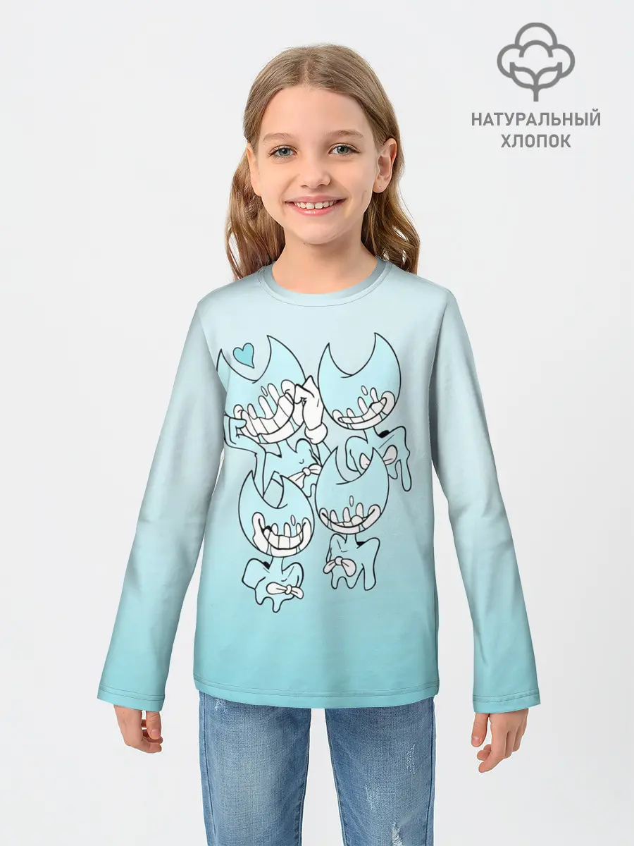 Детский лонгслив / Bendy And The Ink Machine