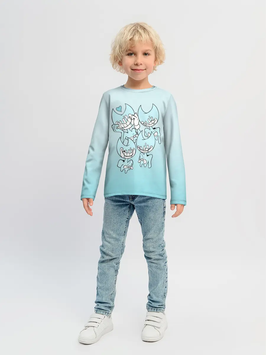 Детский лонгслив / Bendy And The Ink Machine