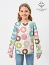Детский лонгслив / Пончики / Donuts