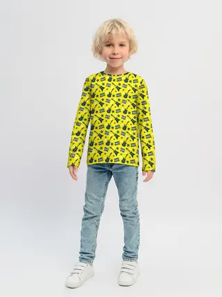 Детский лонгслив / Рок-звезда