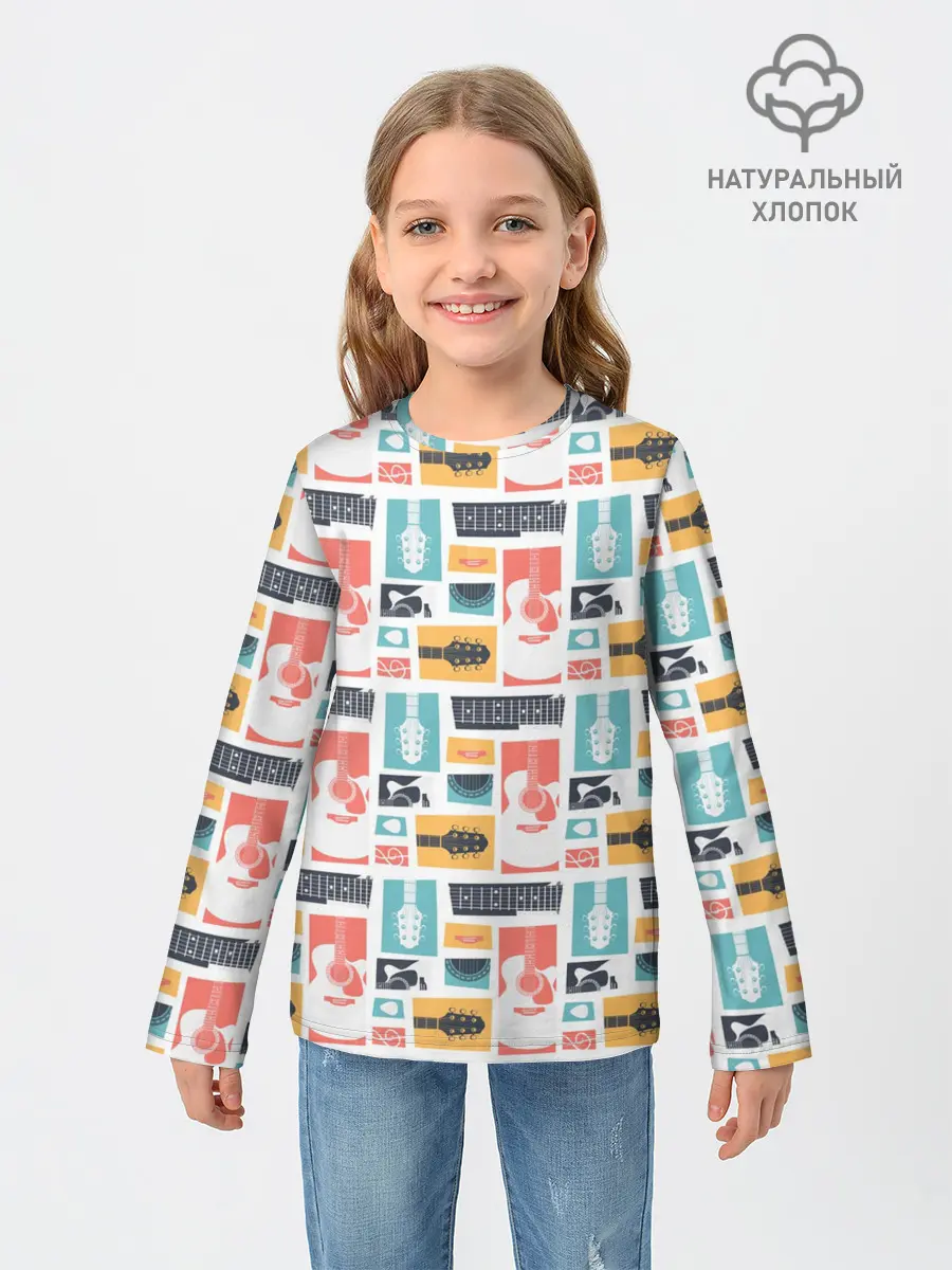 Детский лонгслив / Рок