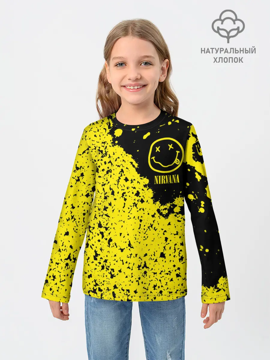 Детский лонгслив / NIRVANA / НИРВАНА
