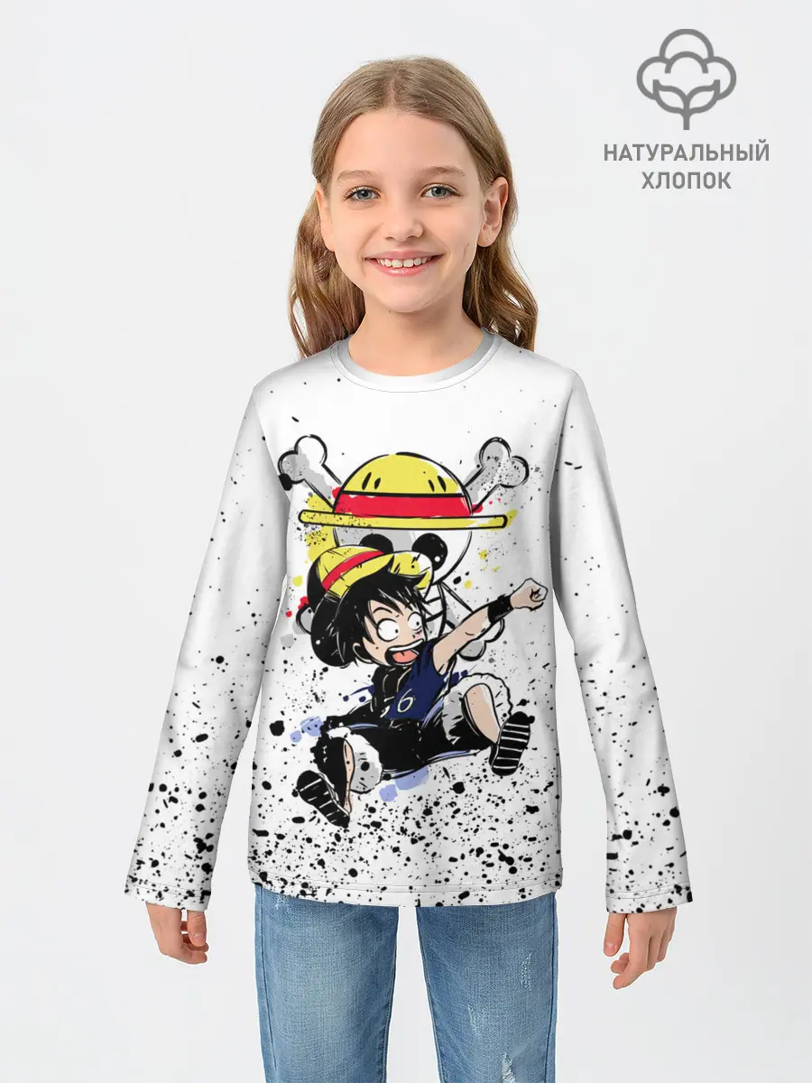 Детский лонгслив / Луффи