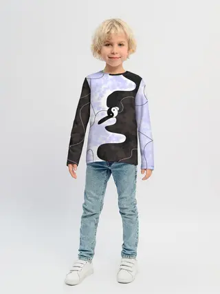 Детский лонгслив / Инь-Янь