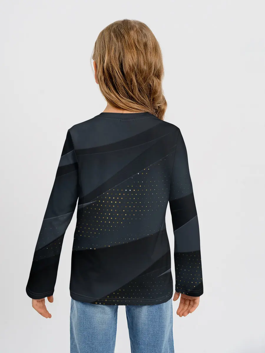 Детский лонгслив / Волны