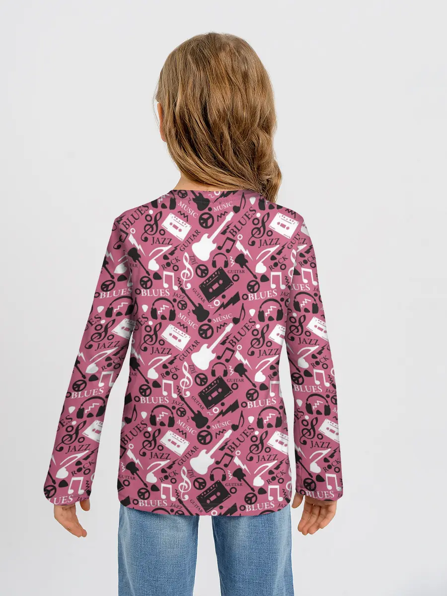 Детский лонгслив / Музыка