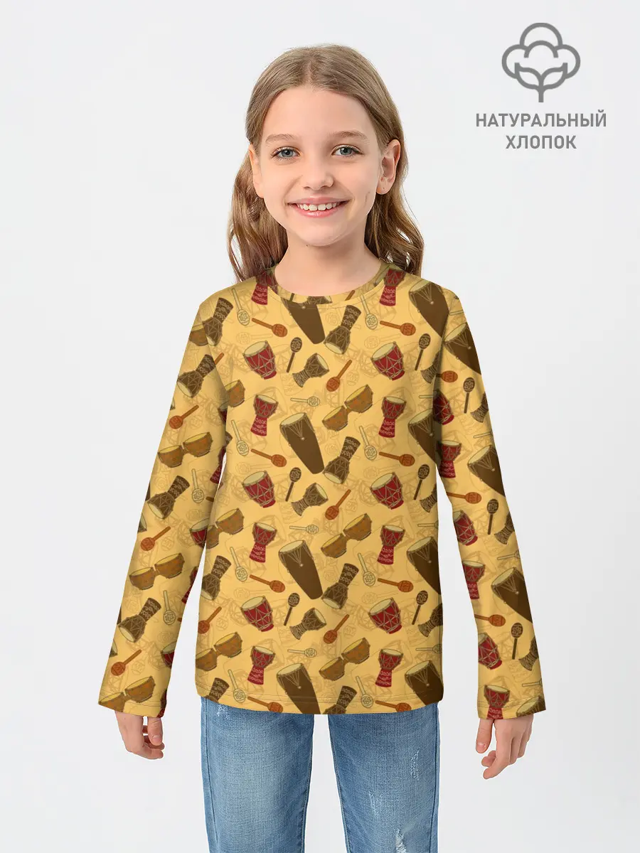 Детский лонгслив / Ударные Инструменты