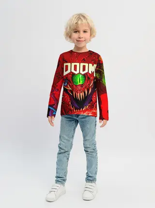 Детский лонгслив / DOOM Eternal