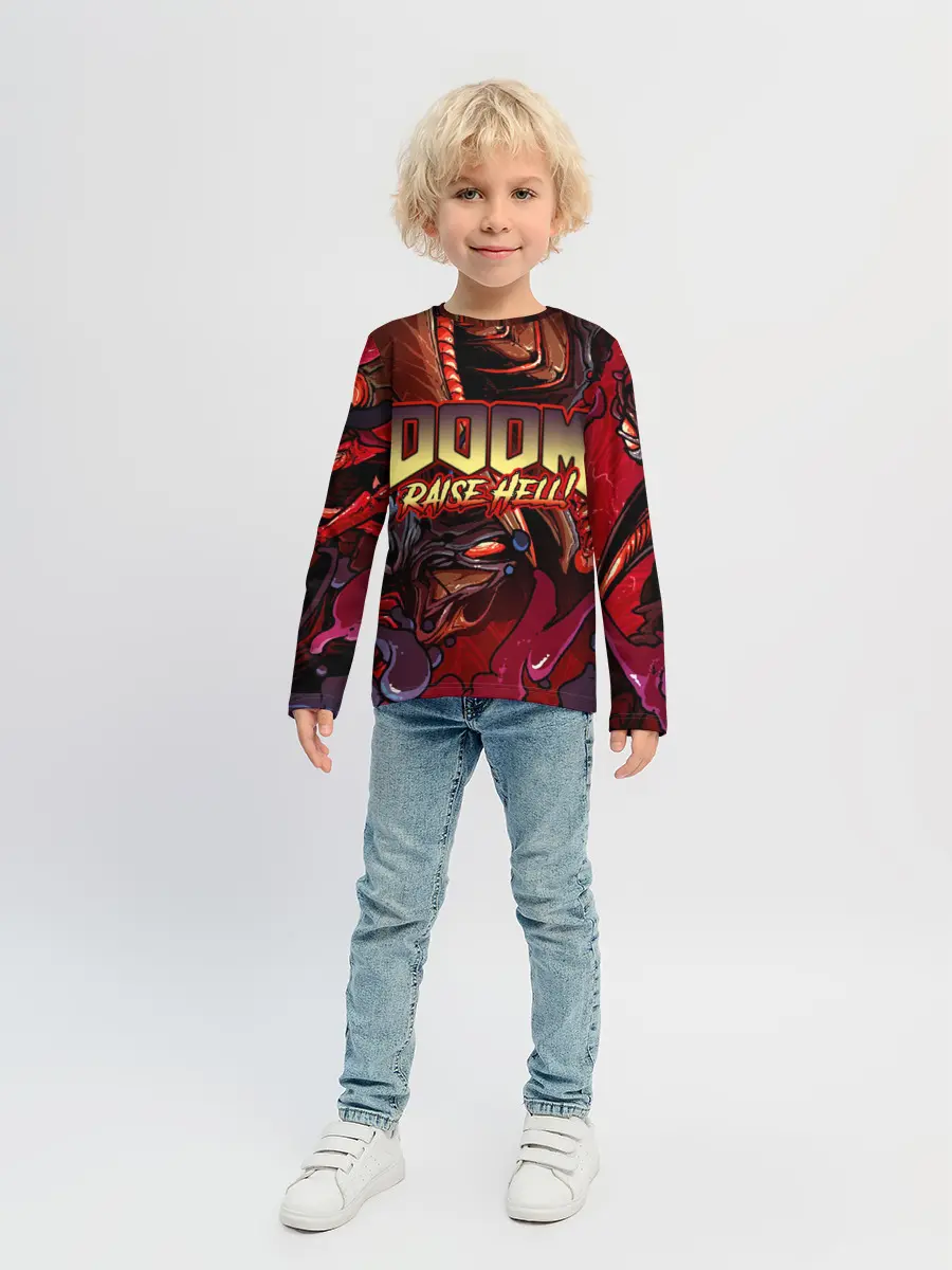 Детский лонгслив / DOOM Eternal