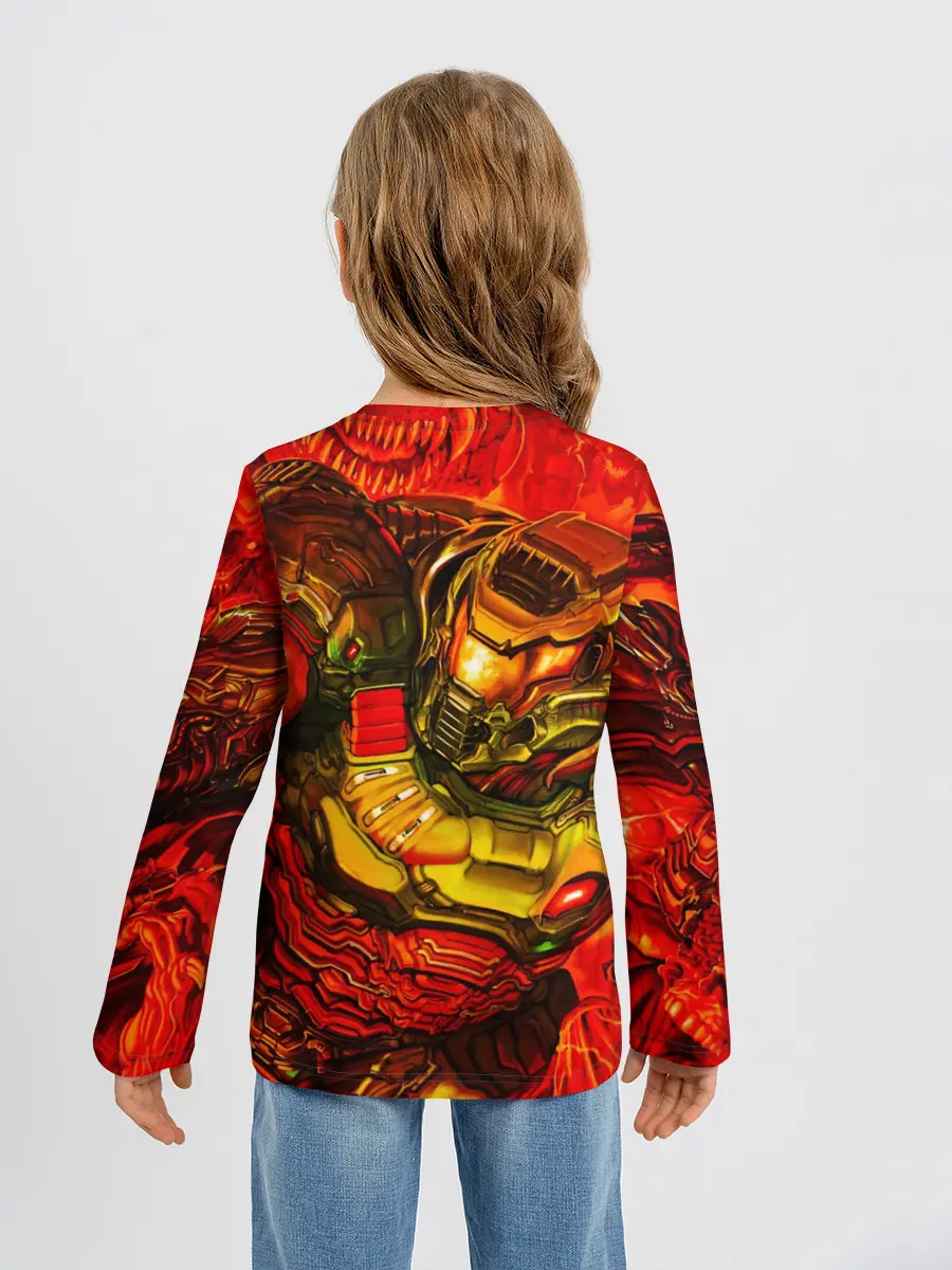 Детский лонгслив / DOOM Eternal