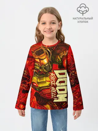 Детский лонгслив / DOOM Eternal