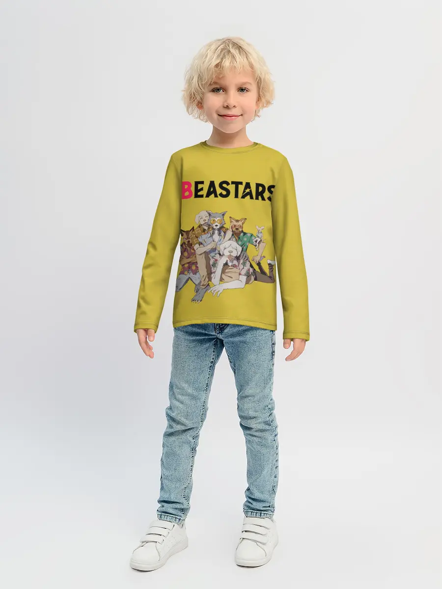 Детский лонгслив / Beastars Джуно и Луис.