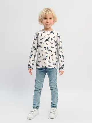 Детский лонгслив / Голуби