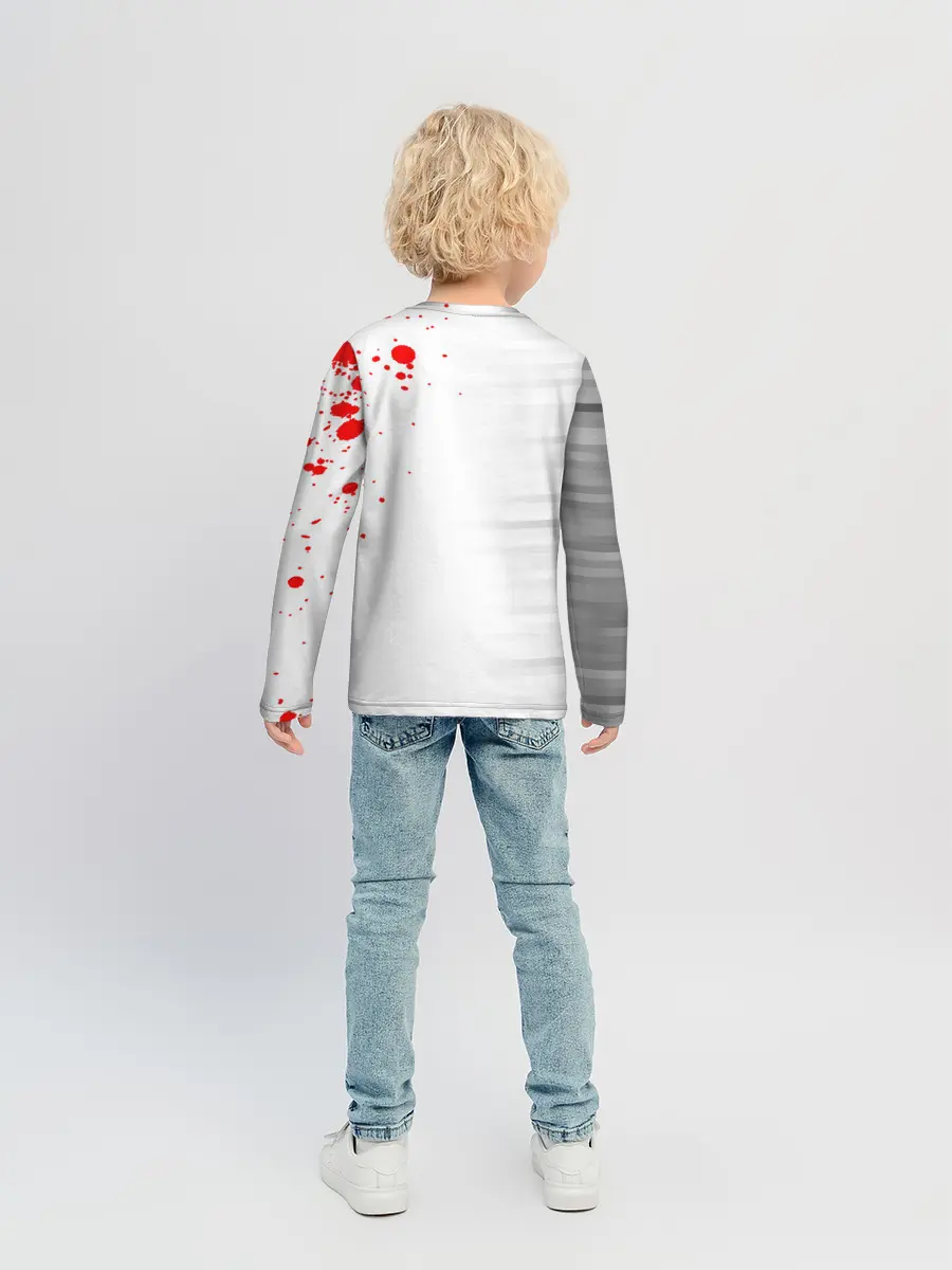 Детский лонгслив / Kaneki Ken красные капли