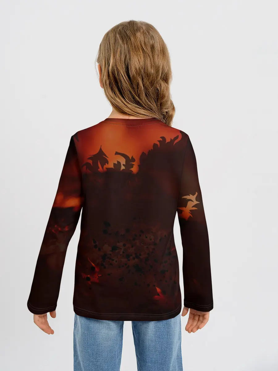 Детский лонгслив / Танк ИС-7 | Tanks | Огонь