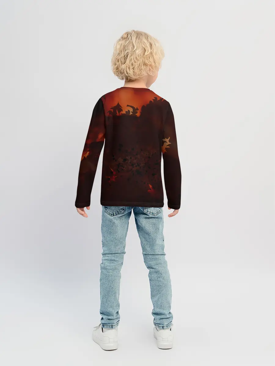 Детский лонгслив / Танк ИС-7 | Tanks | Огонь