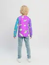 Детский лонгслив / Ракушки с градиентом