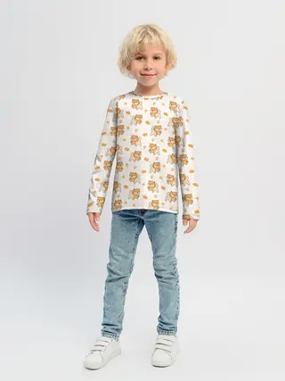 Детский лонгслив / Крутая Шиба-Ину