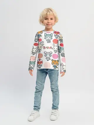 Детский лонгслив / BEASTARS | CHIBI