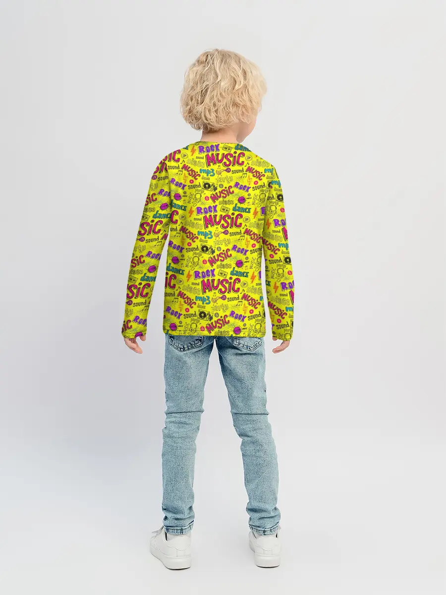 Детский лонгслив / Rock
