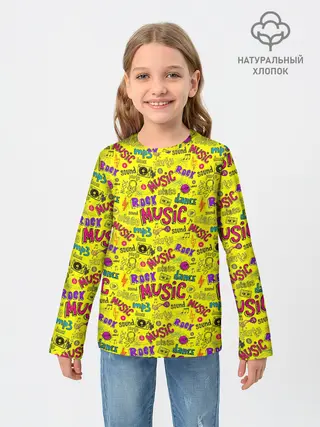 Детский лонгслив / Rock