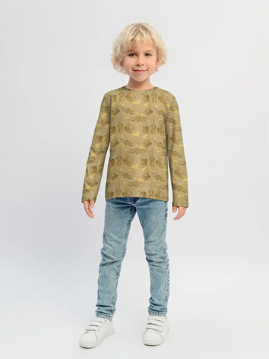 Детский лонгслив / Джаз
