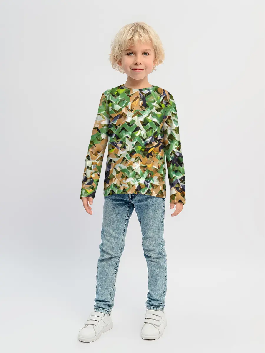 Детский лонгслив / Пейнтбол