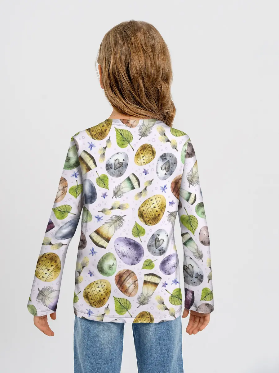 Детский лонгслив / Пасха