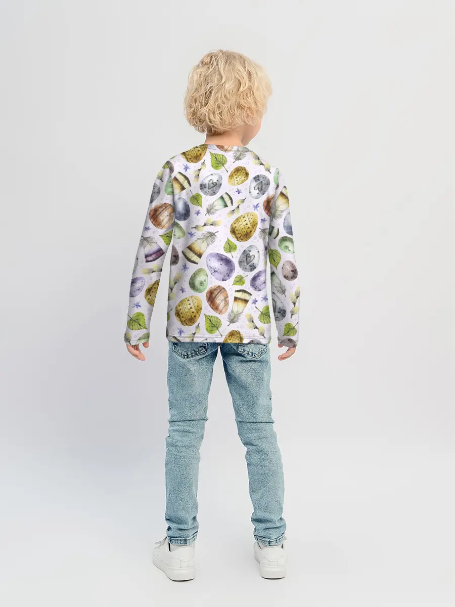 Детский лонгслив / Пасха