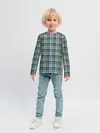 Детский лонгслив / Узор в клетку