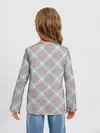 Детский лонгслив / Узор в клетку