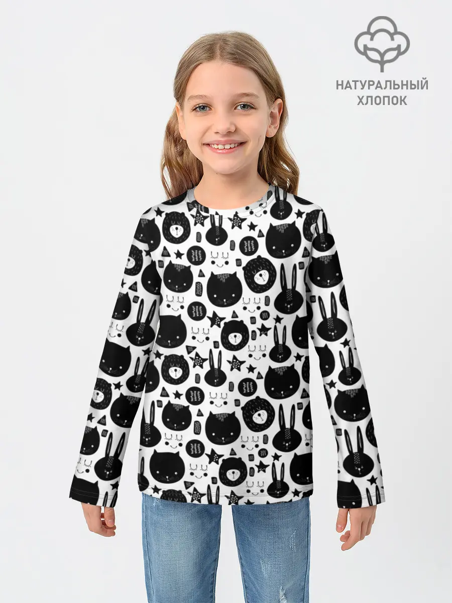 Детский лонгслив / Мультяшки