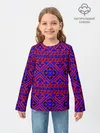 Детский лонгслив / Русские народные узоры
