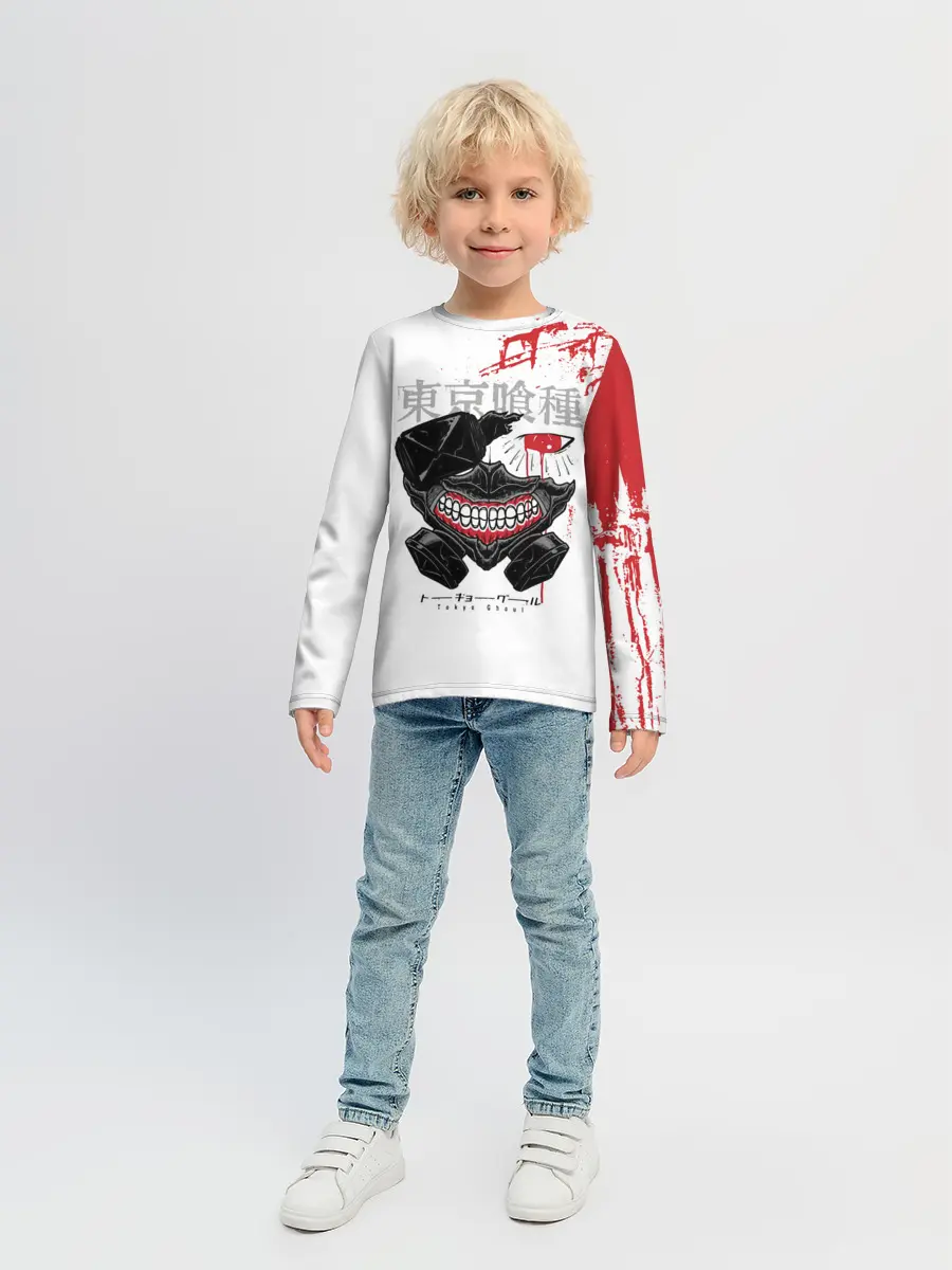 Детский лонгслив / Kaneki Ken кусок головы