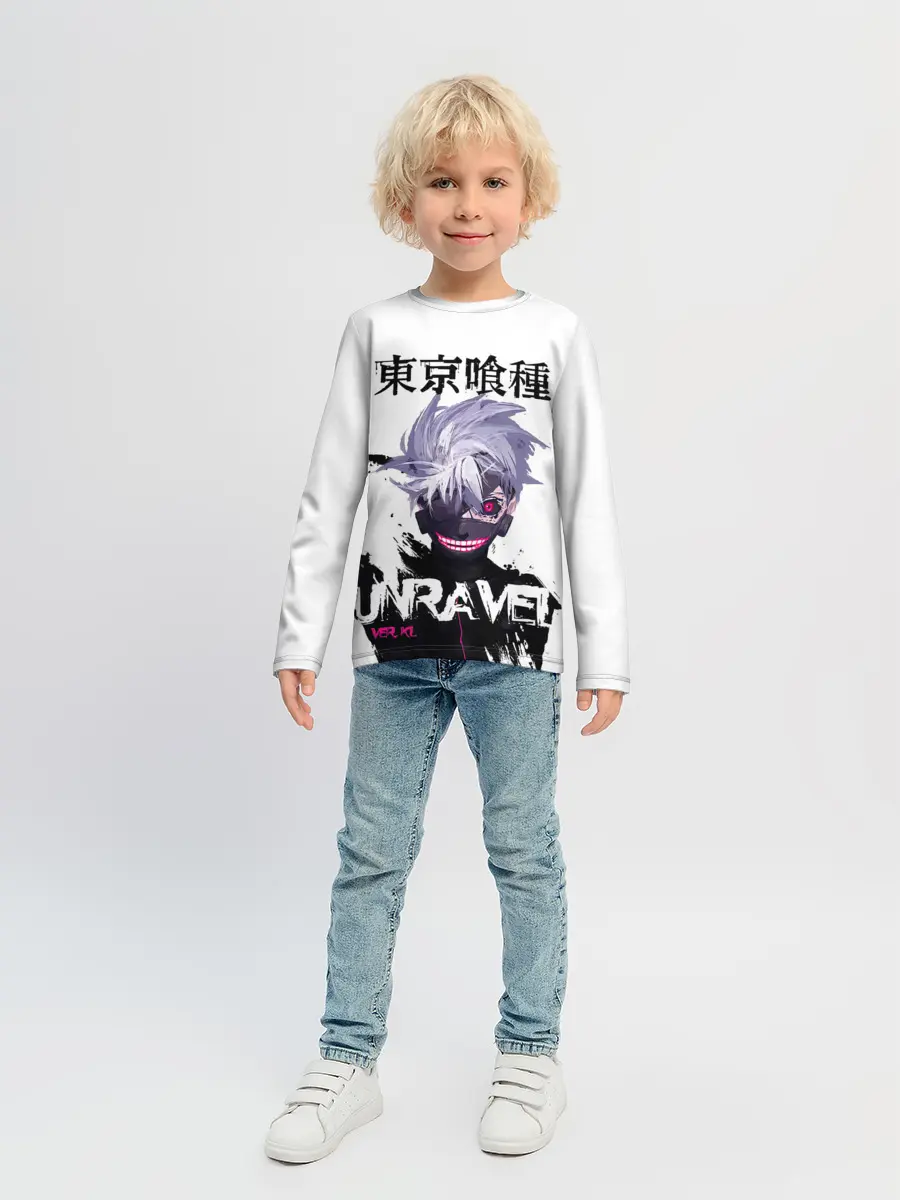 Детский лонгслив / UNRAVEL VER KL Tokyo Ghoul