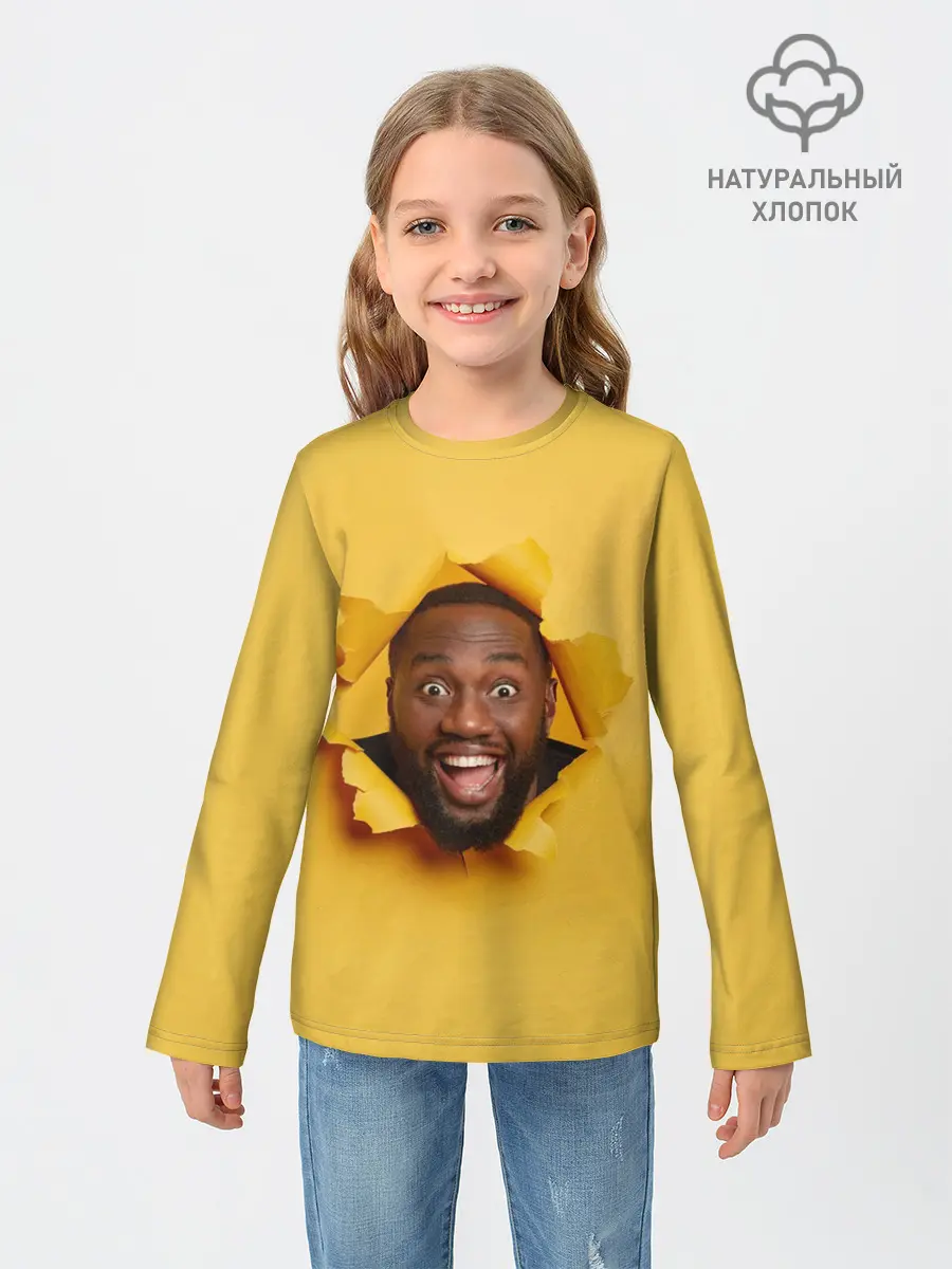 Детский лонгслив / Hi
