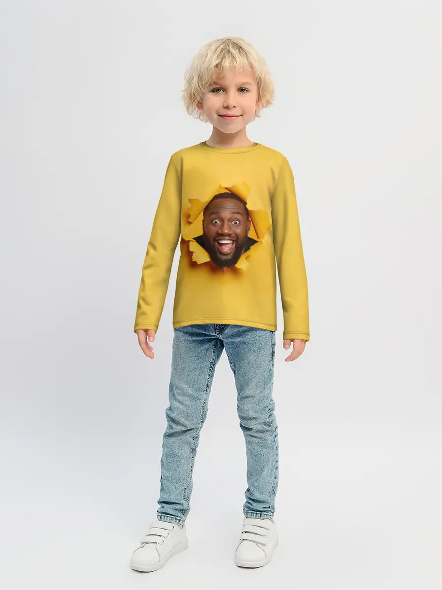 Детский лонгслив / Hi